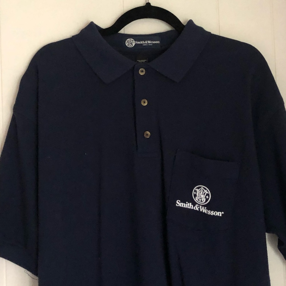 Navy Blue Smith & Wesson Polo Shirt